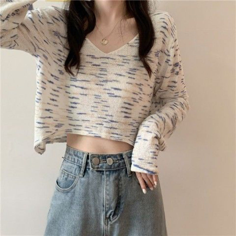 V Neck Crop Top