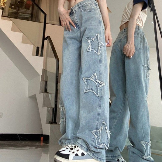 Retro High Street Jeans