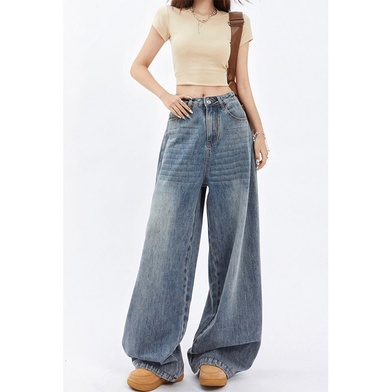 Baggy Straight Trousers