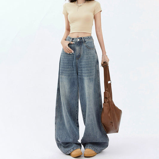 Baggy Straight Trousers