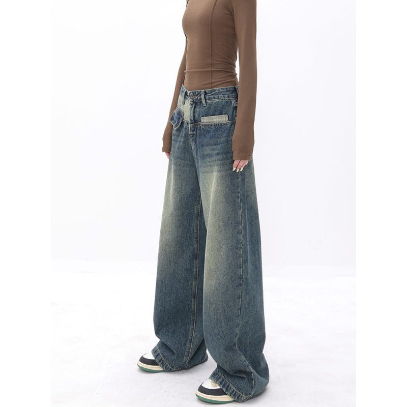 Loose Straight Wide Jeans