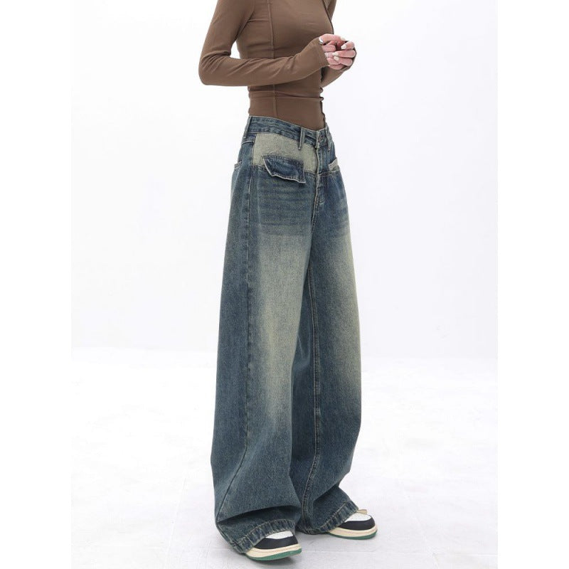 Loose Straight Wide Jeans