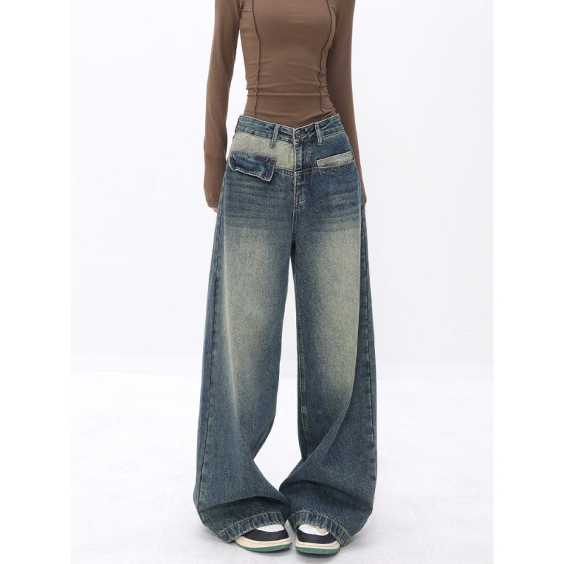 Loose Straight Wide Jeans