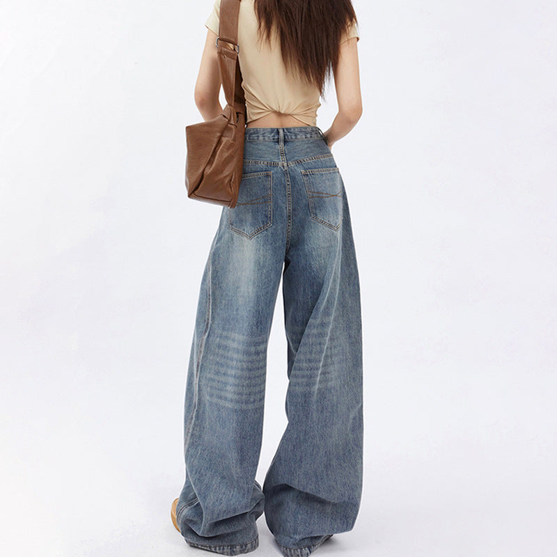 Baggy Straight Trousers